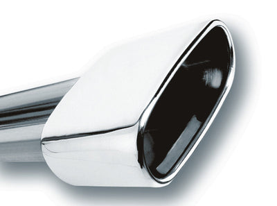 Borla 2.5in Inlet 6.69in x 3in Rectangular Rolled Angle Cut Single Inlet x 5.63in Long Exhaust Tip 20244