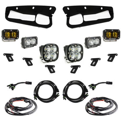 Baja Designs Ford S2 SAE “Sportsmen” Fog Pocket Light Kit - Amber