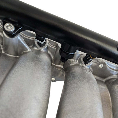 BLOX Racing Honda K-Series Xtreme Aluminum Fuel Rail - Black BXFU-00700-BK