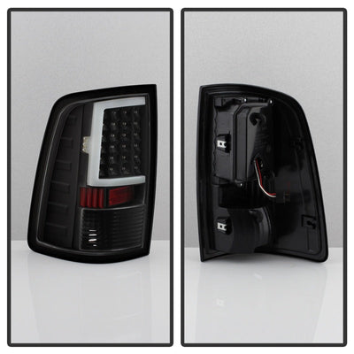 SPYDER xTune 09-18 Dodge Ram 1500 (Incandescent Model) LED Tail Lights - Blk (ALT-ON-DR09-LBLED-BK) 5082206