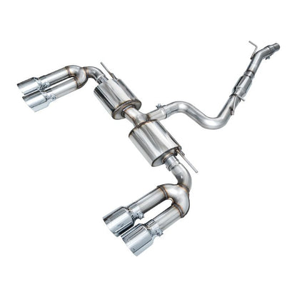 AWE 22-24 Audi 8Y S3 Touring Edition Exhaust - Chrome Silver Tips