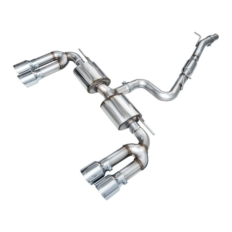 AWE 22-24 Audi 8Y S3 Touring Edition Exhaust - Chrome Silver Tips