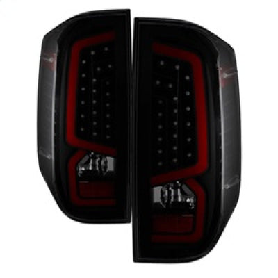 SPYDER xTune 14-16 Toyota Tundra Light Bar LED Tail Lights - Black Smoked (ALT-JH-TTU14-LED-BSM) 9040450
