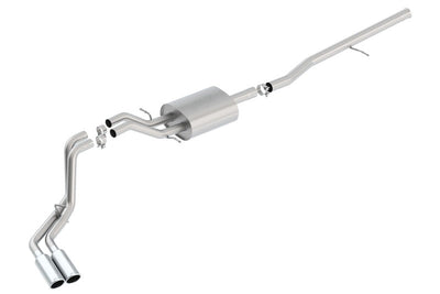 Borla S-Type Cat-Back 14 Sierra 1500 Ext. Cab Stnd Bed/CC Short Bed 143.5in WB Side Exit Exhaust 140550