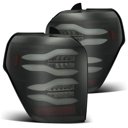 AlphaRex 10-24 Toyota 4Runner PRO-Series LED Tail Lights Jet Black
