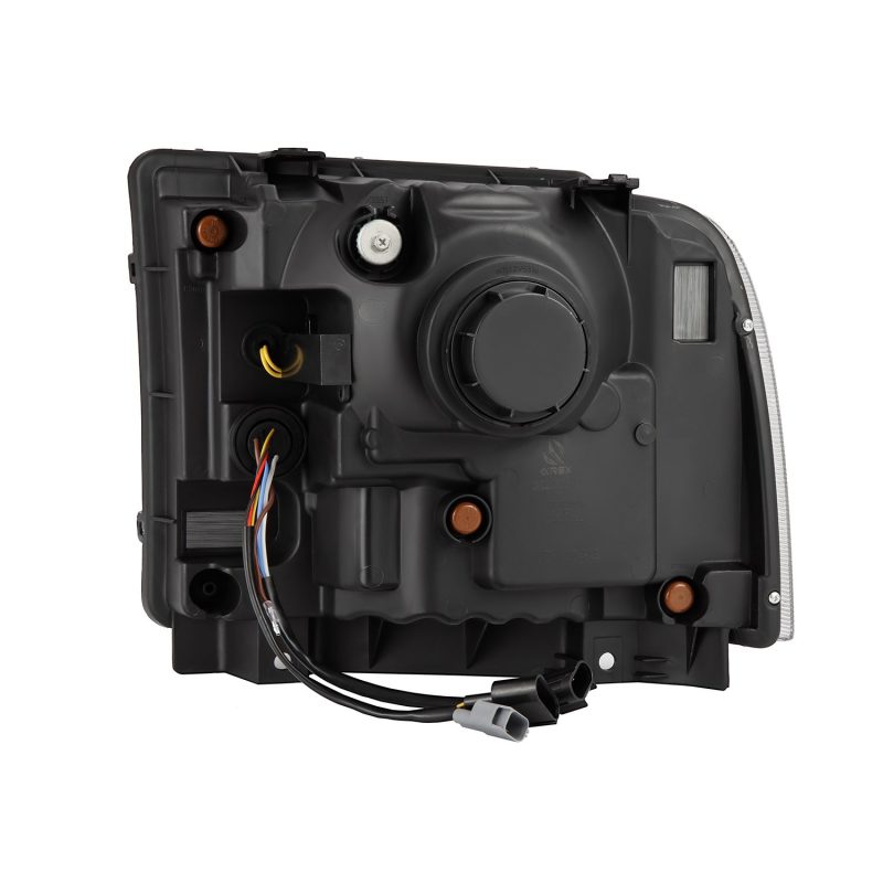 AlphaRex 05-07 Ford Super Duty/Excursion NOVA-Series LED Projector Headlights Black