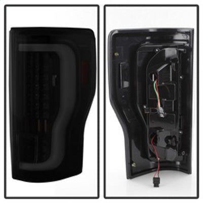 SPYDER xTune 17-18 Ford F-250 Super Duty (Excl LED Models) LED Tail Lights-Blk Smk (ALT-ON-FS17-LBLED-BSM) 9041617