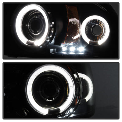 Spyder Dodge Dakota 97-04/Durango 98-03 1PC Projector Headlights LED Halo LED Blk PRO-YD-DDAK97-BK 5009784