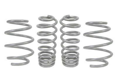 Whiteline F and R Coil Springs - lowered