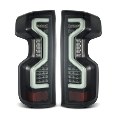 AlphaRex 19-23 Chevrolet Silverado 1500/2500HD/3500HD PRO-Series LED Tail Lights Jet Black 620070 *Discontinued