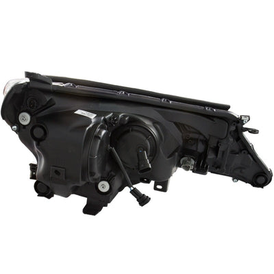 Anzo 2013-2015 Toyota Rav4 Projector Headlights w/ Plank Style Design Black