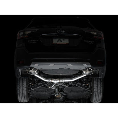 AWE 20-25 Subaru Outback (Wilderness & XT) 0FG Catback Exhaust w/Dual BashGuards