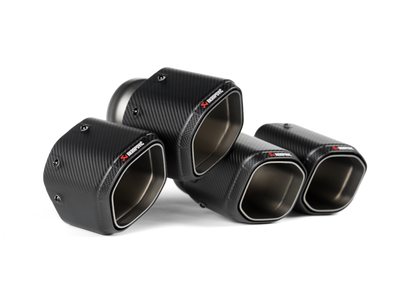 Akrapovic 2024+ BMW M5 (G90,G99) Hexagonal Carbon Fiber Tail Pipe Set TP-CT/79