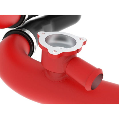 aFe 22-24 Ford Bronco Raptor BladeRunner Aluminum Hot and Cold Charge Pipe Kit Red