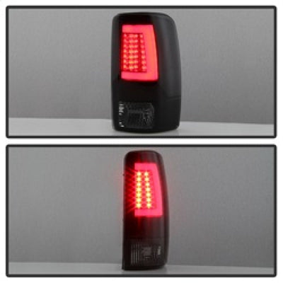 Spyder 00-06 GMC Yukon/Yukon XL V2 Light Bar LED Tail Lights - Blk Smoke (ALT-YD-CD00V2-LBLED-BSM) 5084156