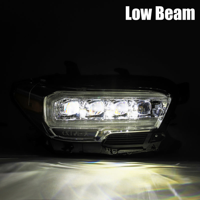 AlphaRex 16-23 Toyota Tacoma NOVA-Series LED Projector Headlights Alpha-Black