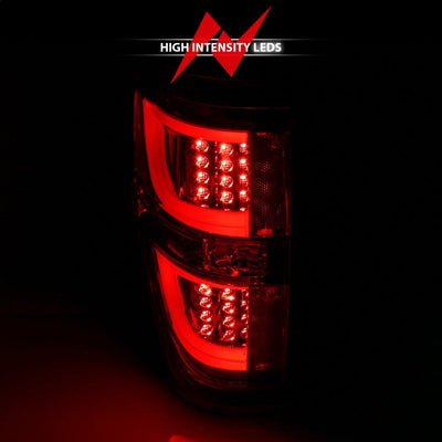 Anzo 2009-2013 Ford F-150 LED Taillights Black