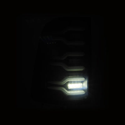 AlphaRex 19-22 Ram 1500 LUXX-Series LED Tail Lights Black