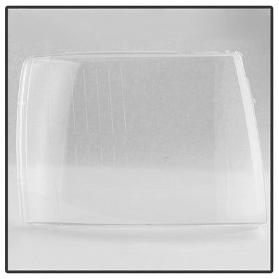 SPYDER xTune 07-13 Chevrolet Silverado 1500 Headlight Lens (Pair) (HD-JH-CS07-LENS) 9042379