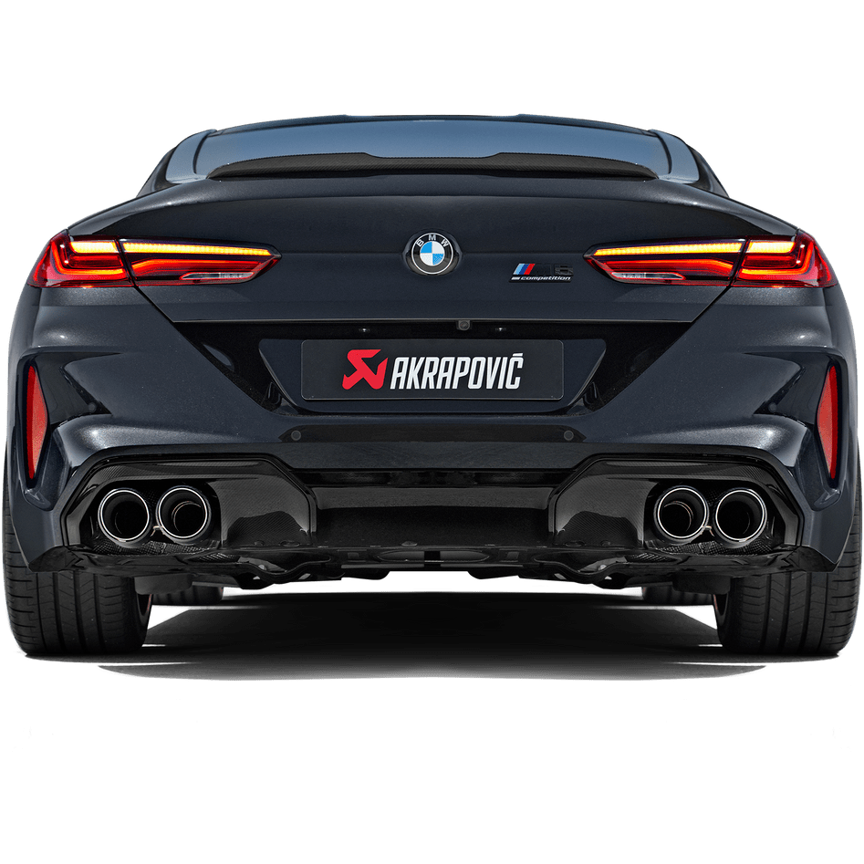 Akrapovic 2021 BMW M8/M8 Competition (F91/F92) Evolution Line Cat Back (Titanium) w/Carbon Tips