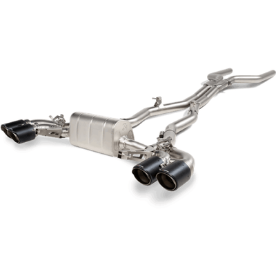 Akrapovic 2021+ BMW M8/M8 Competition (F91/F92) Evolution Line Cat Back (Titanium) w/Carbon Tips