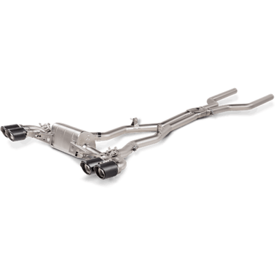Akrapovic 2021 BMW M8/M8 Competition (F93) Evolution Line Cat Back (Titanium) w/Carbon Tips