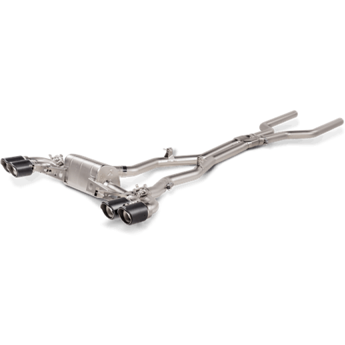 Akrapovic 2021 BMW M8/M8 Competition (F93) Evolution Line Cat Back (Titanium) w/Carbon Tips