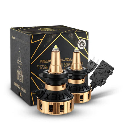 AlphaRex Gold Ammo Panoramic LED light bulbs