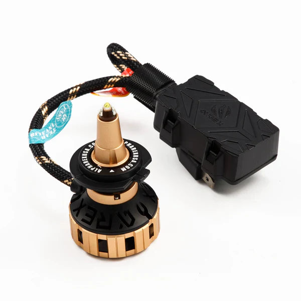 AlphaRex Gold Ammo Panoramic LED light bulbs