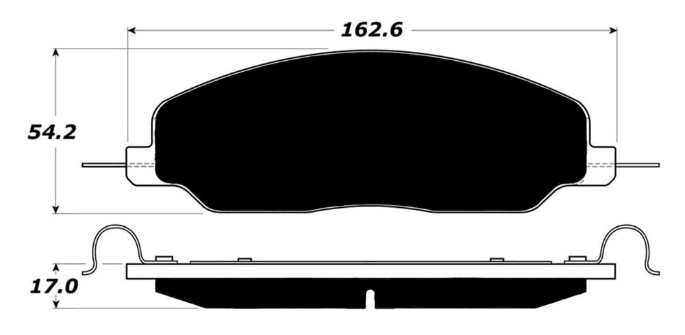 Porterfield Brake Pads for 2010 FORD MUSTANG V6