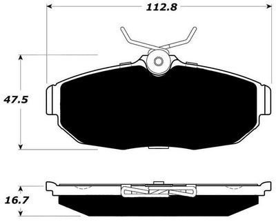 Porterfield Brake Pads for 2008 FORD MUSTANG Shelby GT500