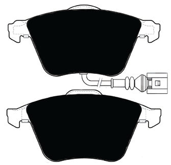Porterfield Brake Pads for 2008 AUDI TT Quattro - V6 3.2L