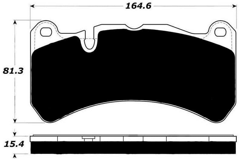 Porterfield Brake Pads for 2006 MERCEDES-BENZ CLK55 AMG