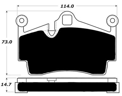 Porterfield Brake Pads for 2007 PORSCHE Boxster