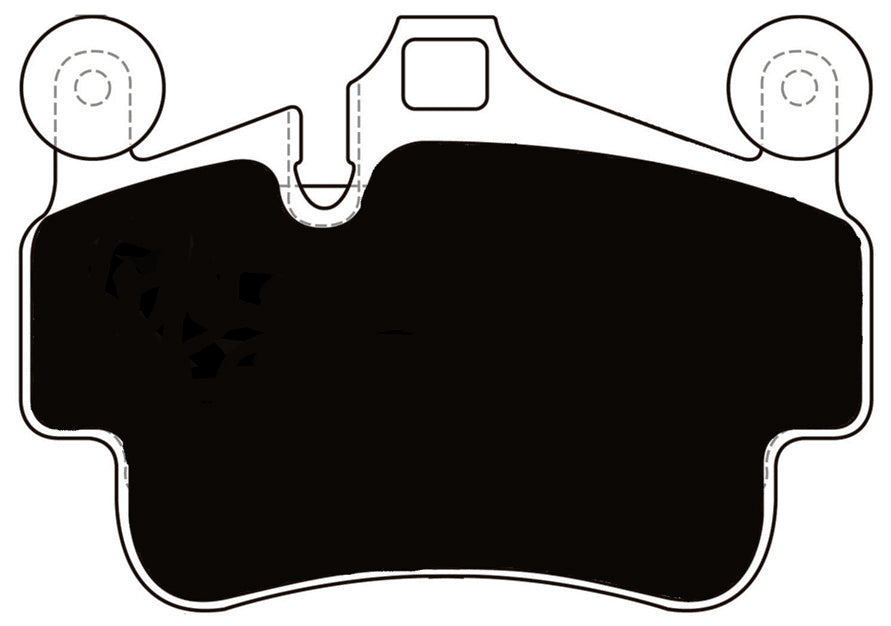 Porterfield Brake Pads for 2011 PORSCHE 911 GTS w/Iron Discs