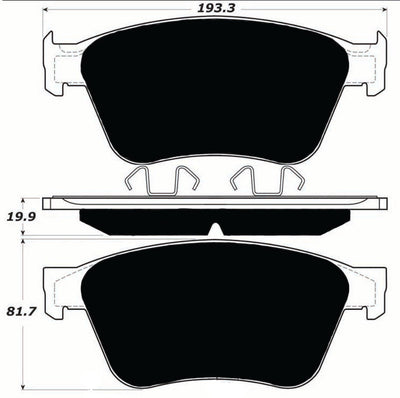 Porterfield Brake Pads for 2016 BENTLEY FLYING SPUR
