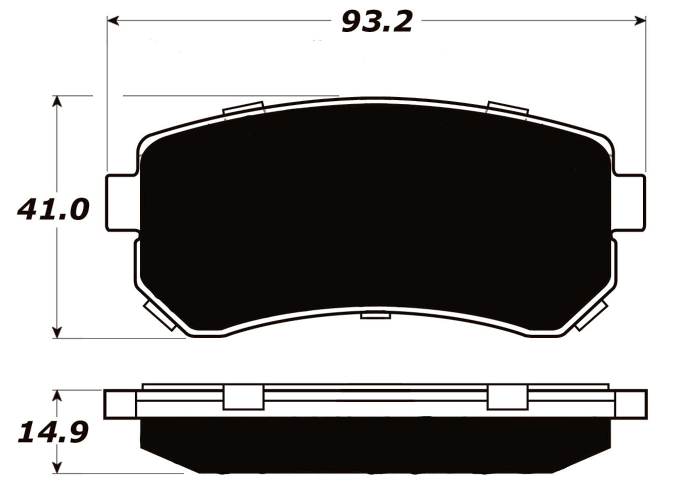 Porterfield Brake Pads for 2010 KIA FORTE 2.0L
