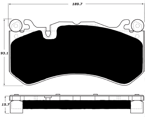 Porterfield Brake Pads for 2017 MERCEDES-BENZ S63 AMG - w/Iron Discs