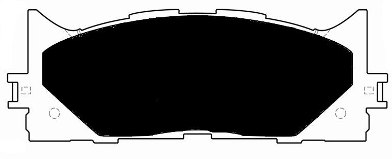Porterfield Brake Pads for 2014 LEXUS ES 350