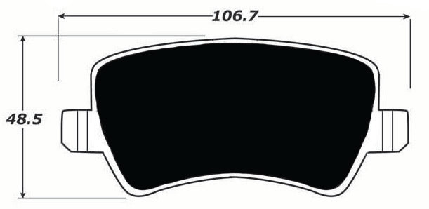 Porterfield Brake Pads for 2017 VOLVO V60 w/ 300mm Front Disc