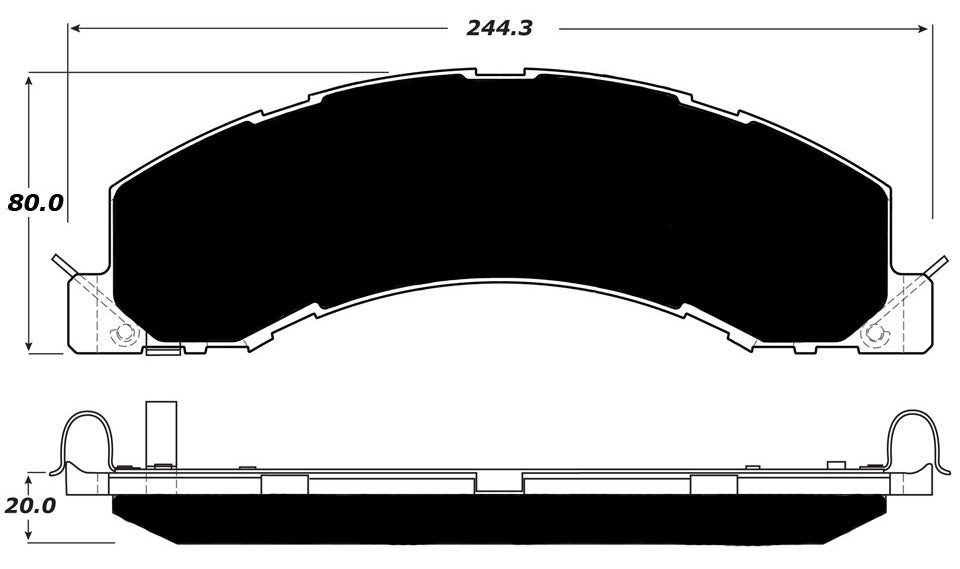 Porterfield Brake Pads for 2018 DODGE RAM- 4500,5500