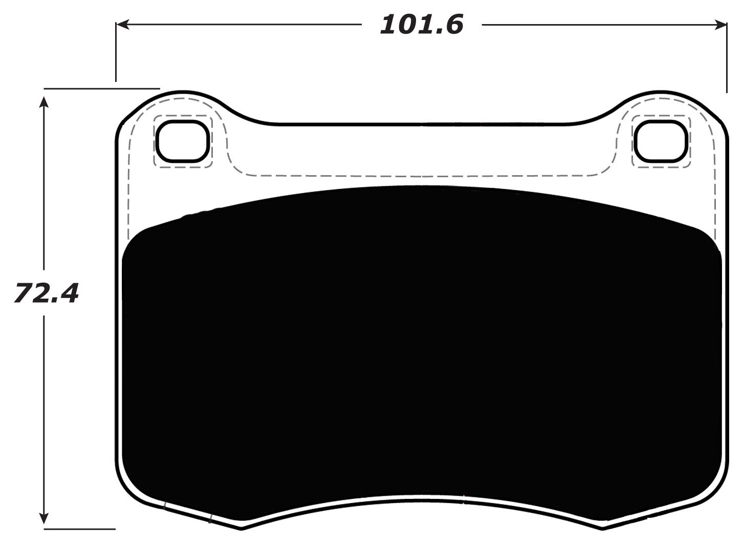 Porterfield Brake Pads for 2009 LEXUS IS F