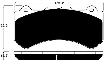 Porterfield Brake Pads for 2010 NISSAN GTR