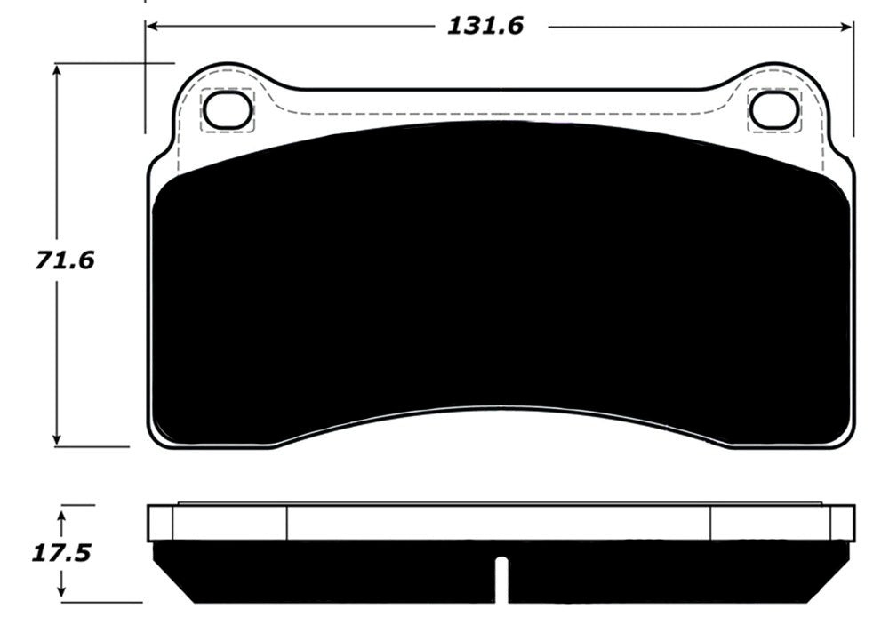 Porterfield Brake Pads for 2015 NISSAN GTR