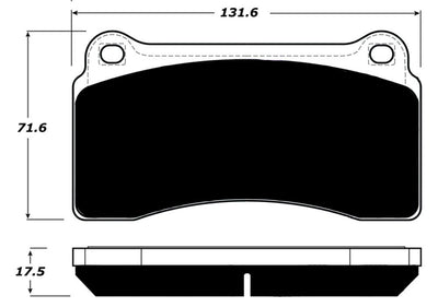 Porterfield Brake Pads for 2012 NISSAN GTR