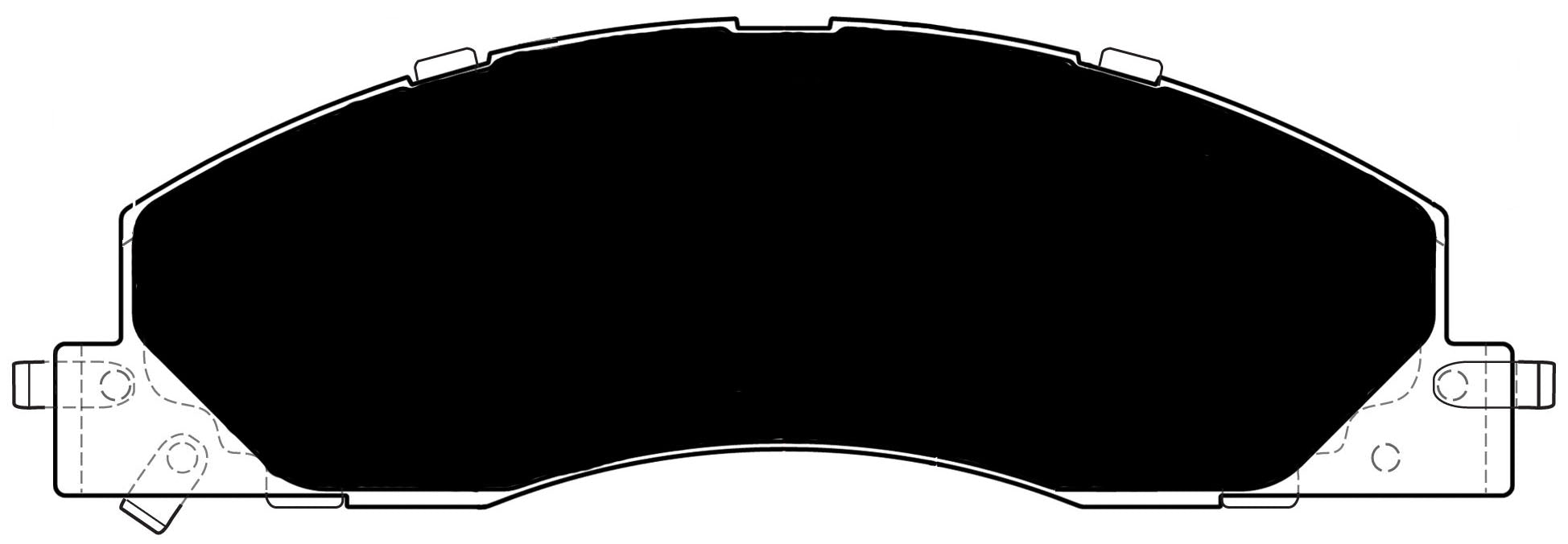 Porterfield Brake Pads for 2016 DODGE RAM 2500 4WD