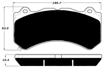 Porterfield Brake Pads for 2017 CHEVROLET CORVETTE Grand Sport
