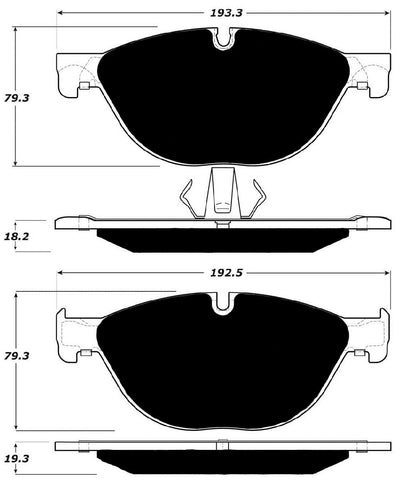 Porterfield Brake Pads for 2016 BMW 550i