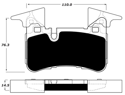 Porterfield Brake Pads for 2017 MERCEDES-BENZ CLS63 AMG - w/Iron Discs