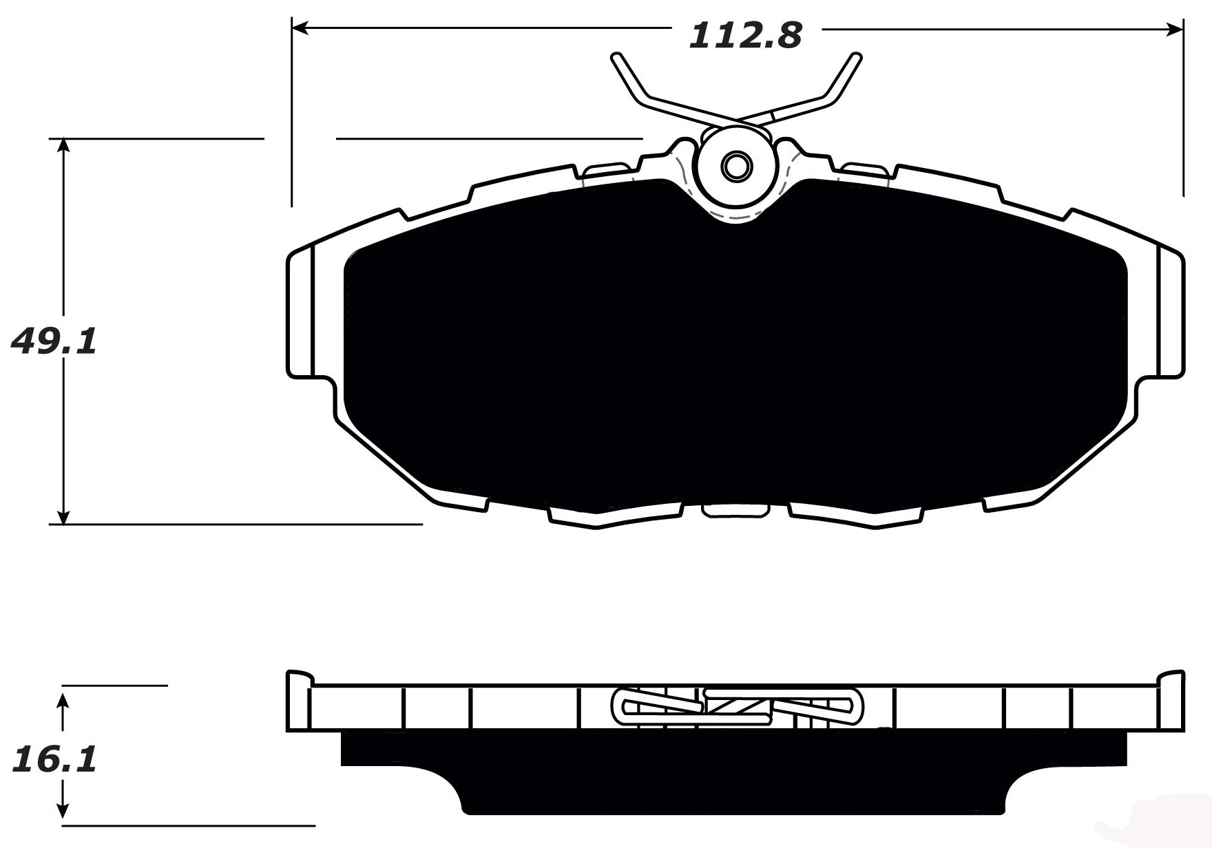 Porterfield Brake Pads for 2014 FORD MUSTANG Boss 302